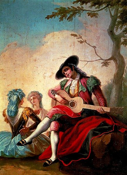 El majo de la guitarra